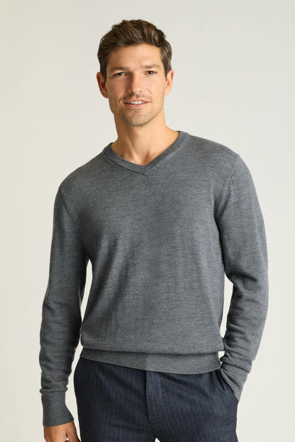 Washable Merino V-Neck Sweater Bonobos Featured