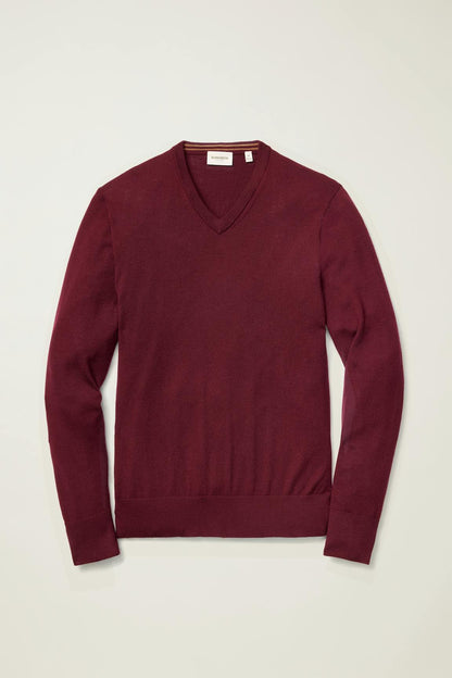 Washable Merino V-Neck Sweater Bonobos Featured