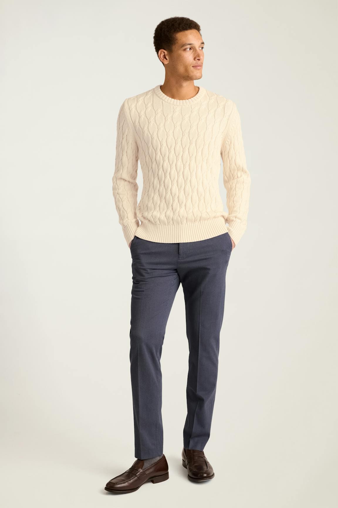 Italian Cotton Cable Sweater Bonobos New