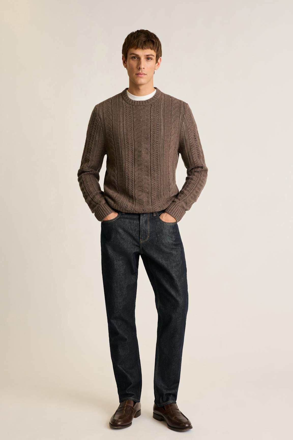 Merino Cable Sweater Bonobos New