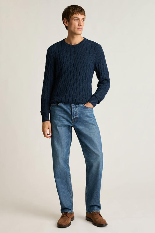 Italian Cotton Cable Sweater Bonobos Featured