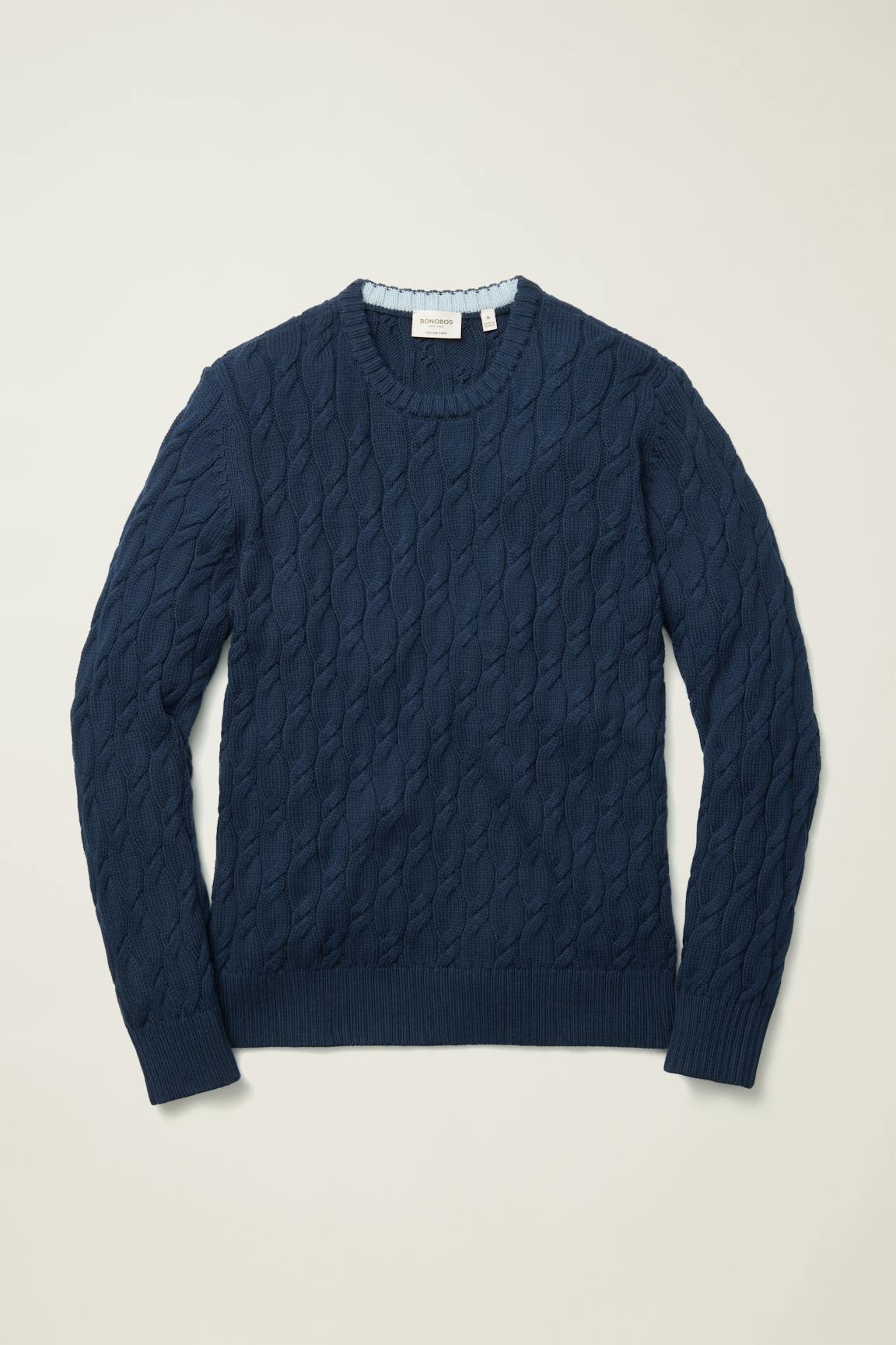 Italian Cotton Cable Sweater Bonobos Featured