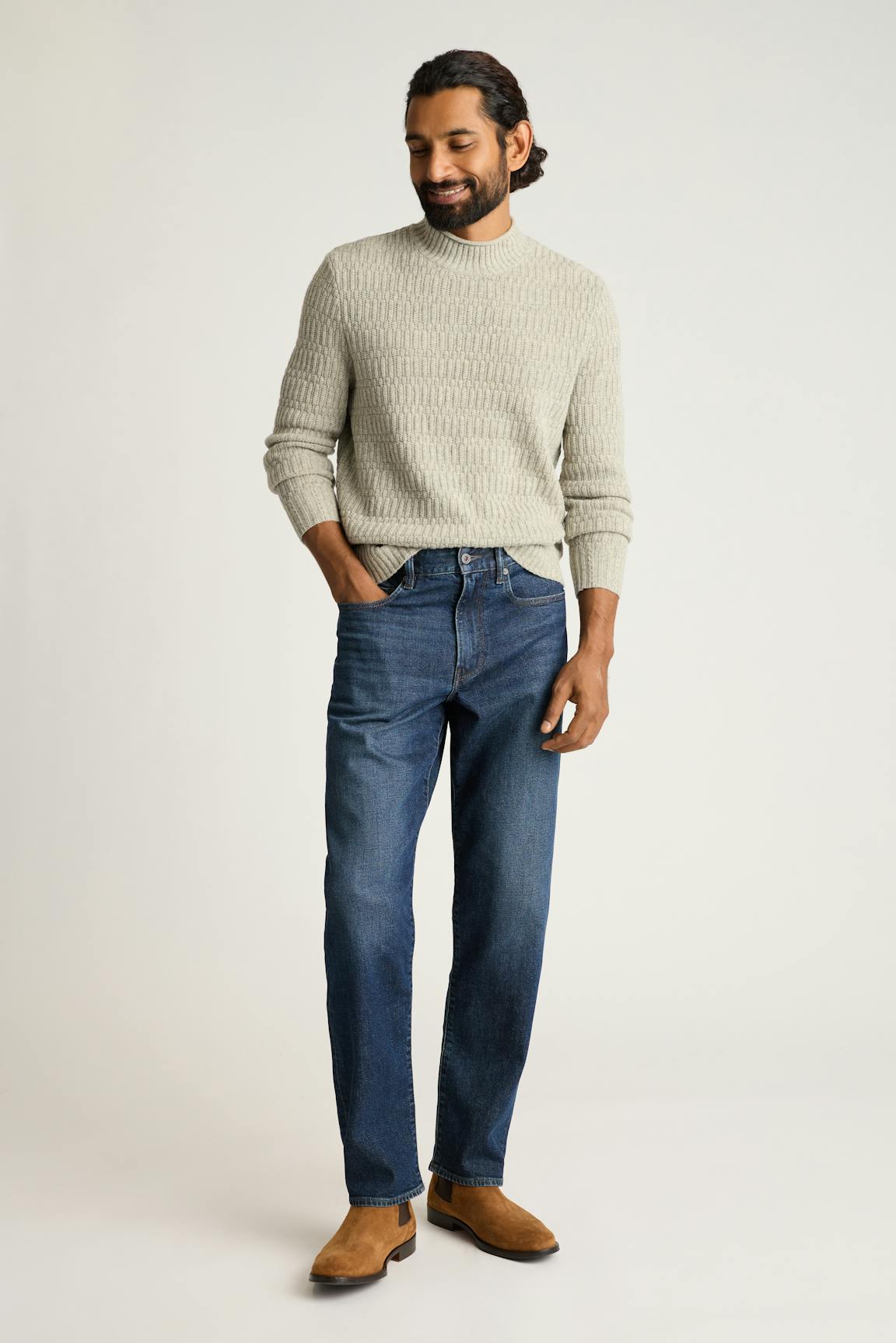 Merino Blend Mock Neck Sweater Bonobos Premium