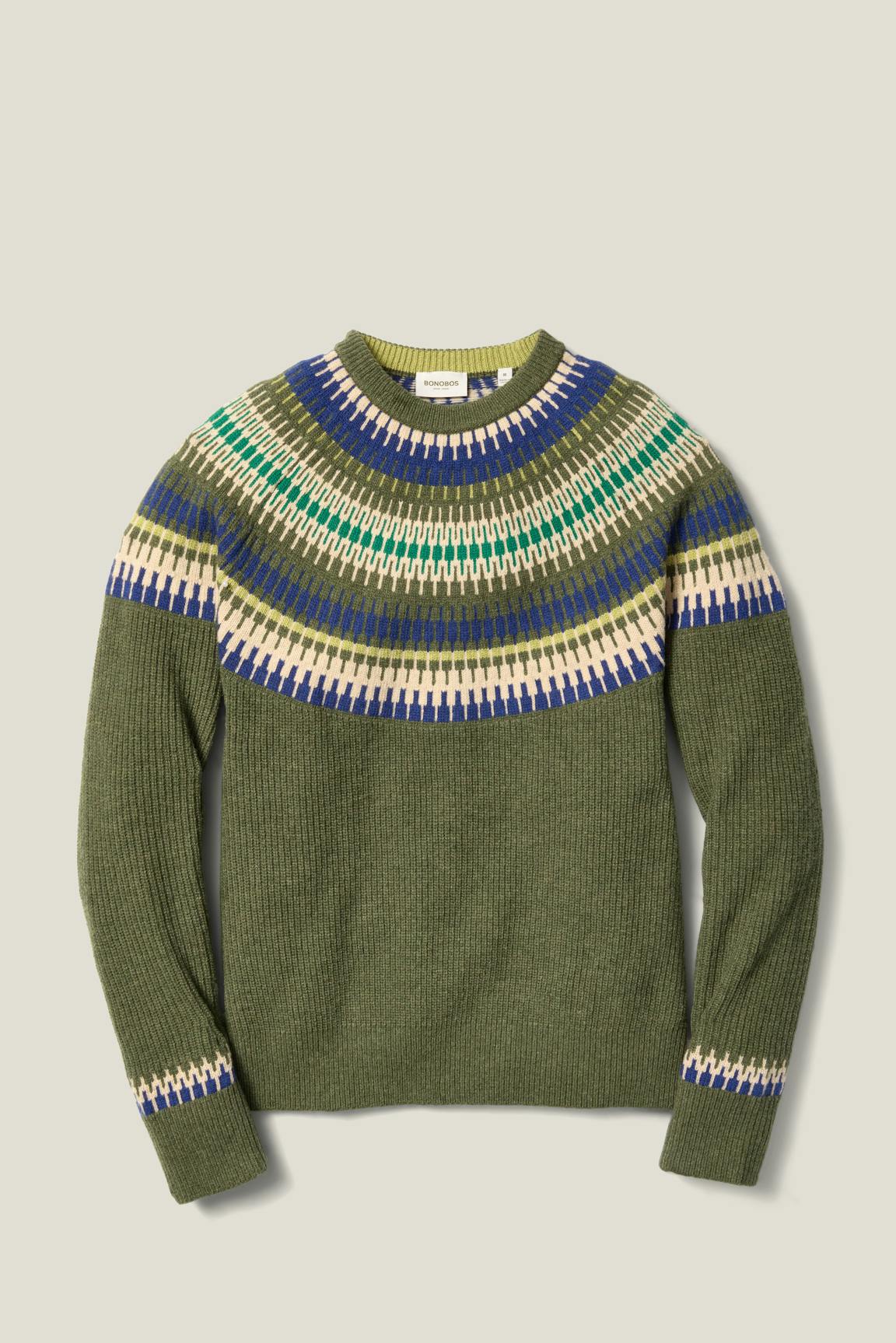 Jazzy Fair Isle Sweater Bonobos Trending