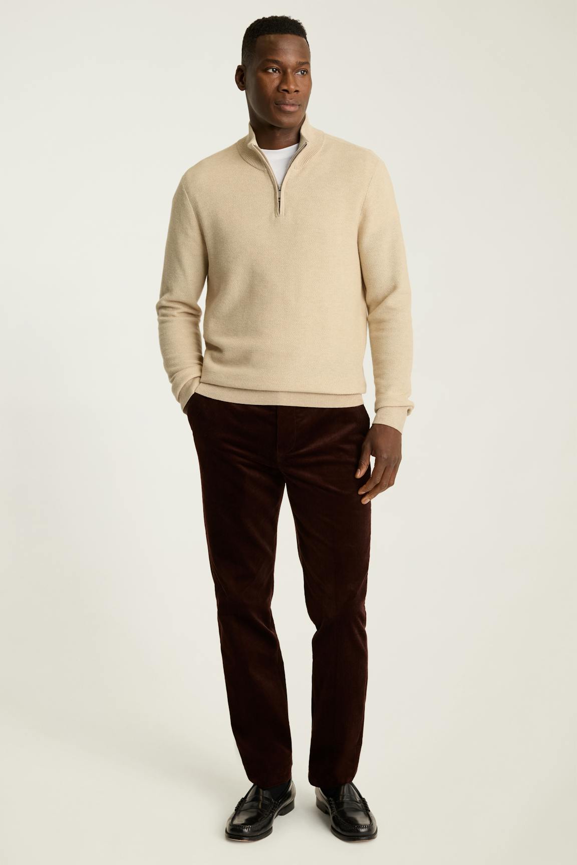 Washable Cotton Cashmere Quarter Zip Bonobos New
