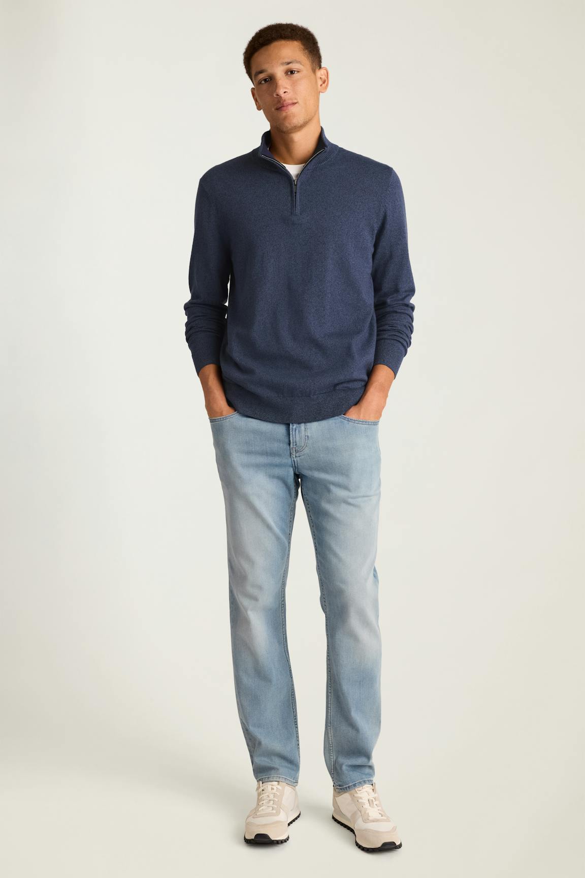 Washable Cotton Cashmere Quarter Zip Bonobos Featured