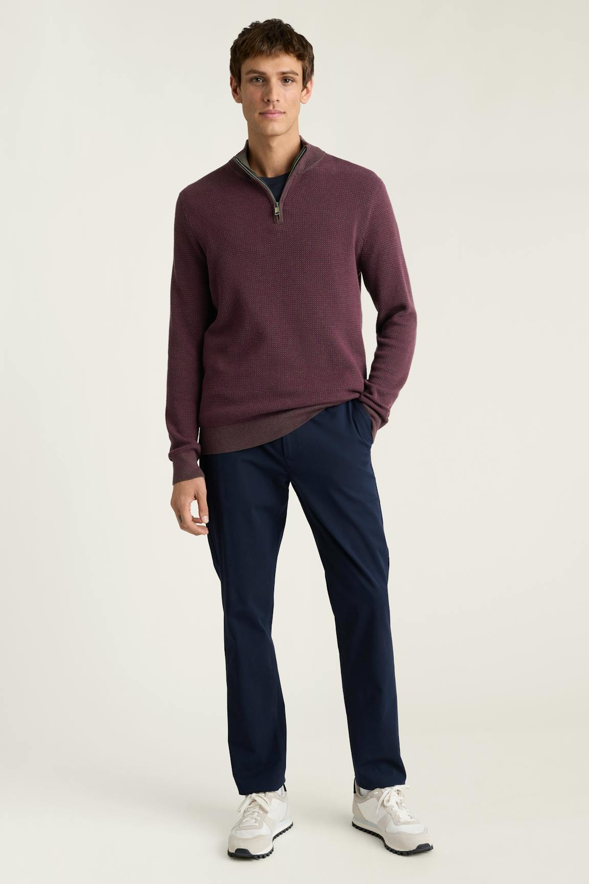 Washable Cotton Cashmere Quarter Zip Bonobos Popular
