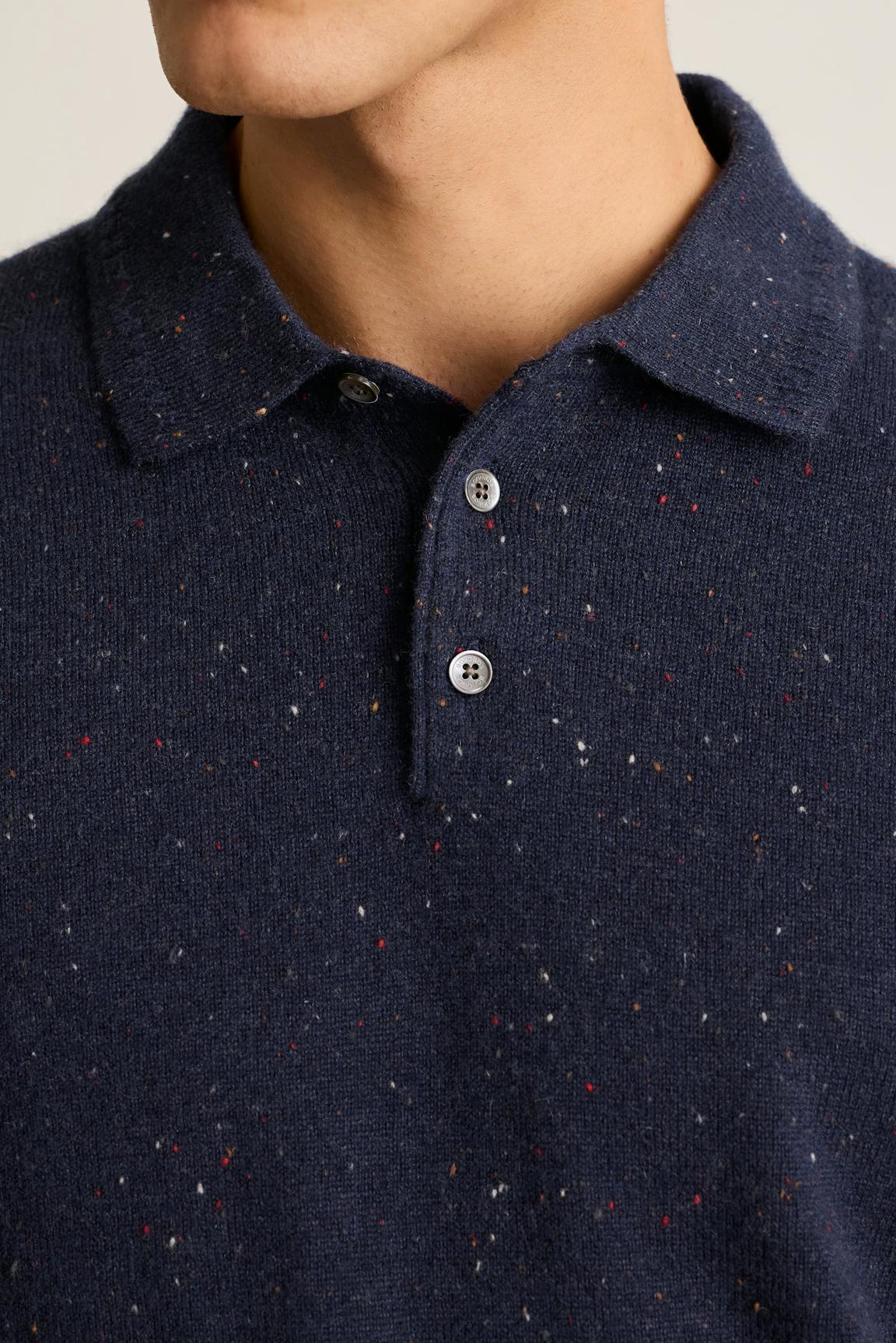 Cashmere Sweater Polo Bonobos Trending