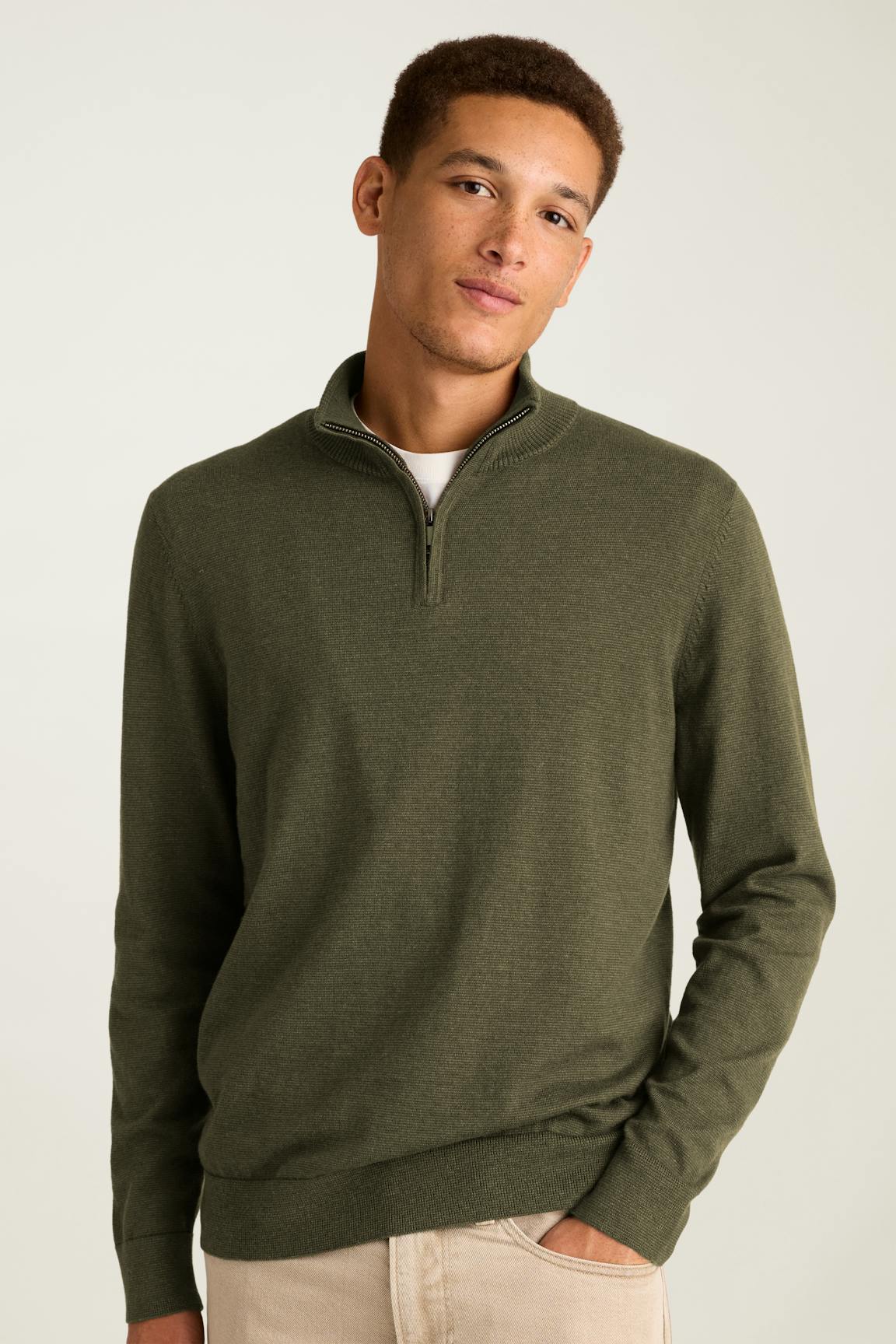 Washable Cotton Cashmere Quarter Zip Bonobos Best Seller