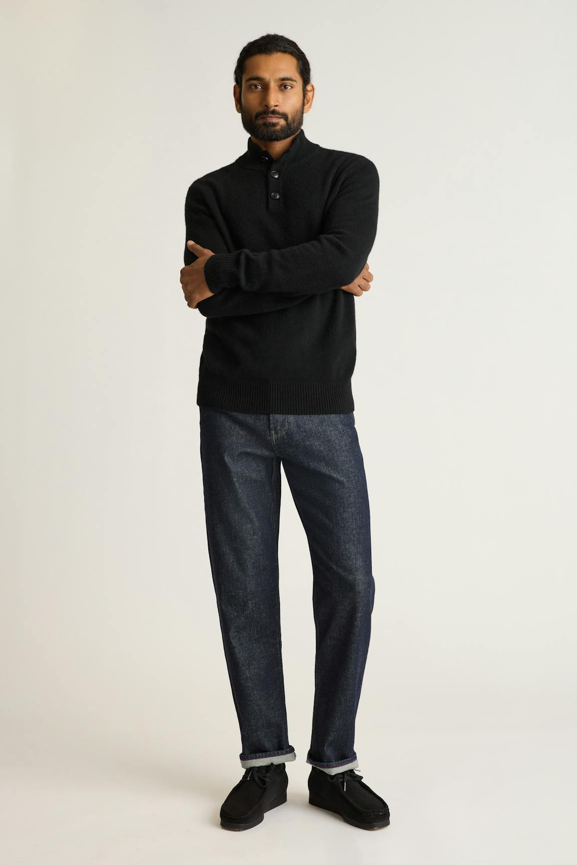 Italian Cashmere Mock Neck Sweater Bonobos Top Pick