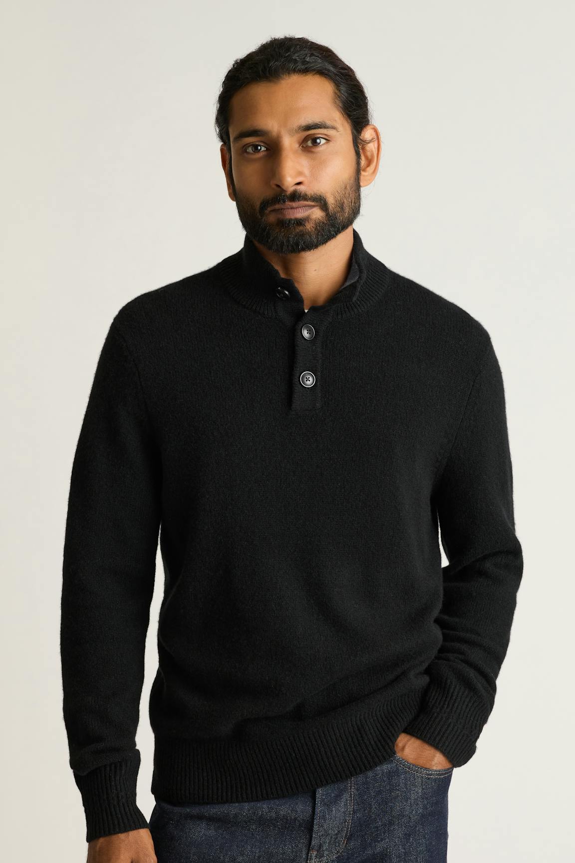 Italian Cashmere Mock Neck Sweater Bonobos Top Pick