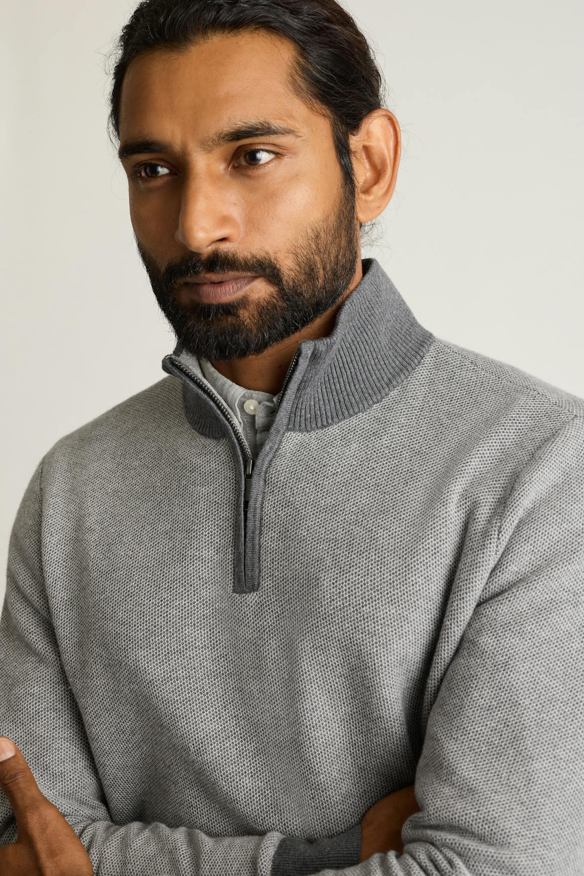 Washable Cotton Cashmere Quarter Zip Bonobos Premium