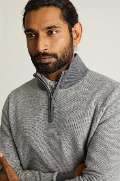 Washable Cotton Cashmere Quarter Zip Bonobos Premium