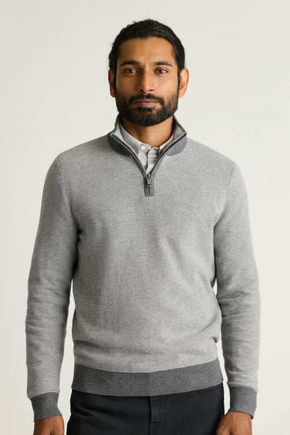 Washable Cotton Cashmere Quarter Zip Bonobos Premium