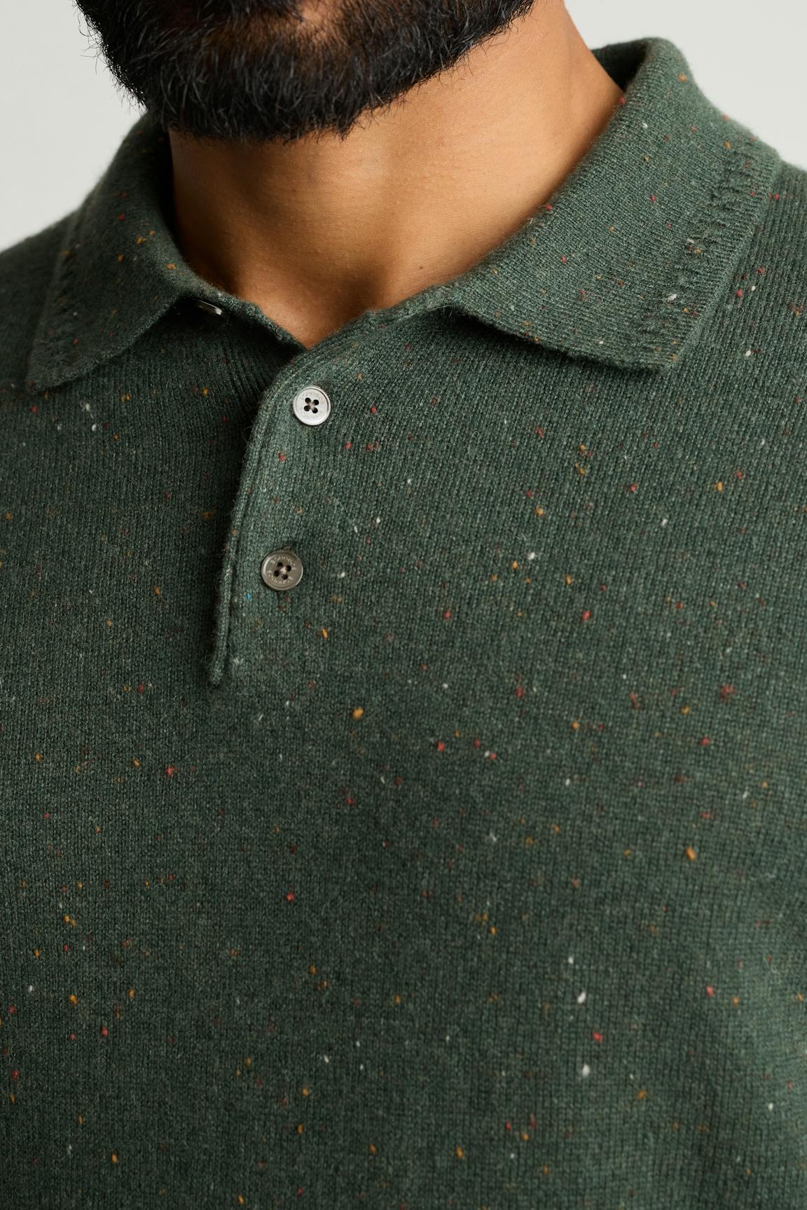 Cashmere Sweater Polo Bonobos New