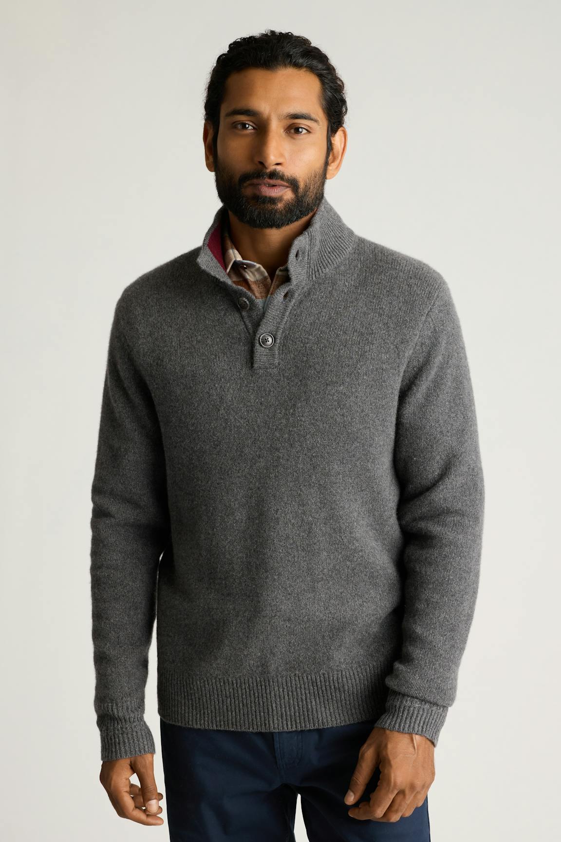 Italian Cashmere Mock Neck Sweater Bonobos Featured