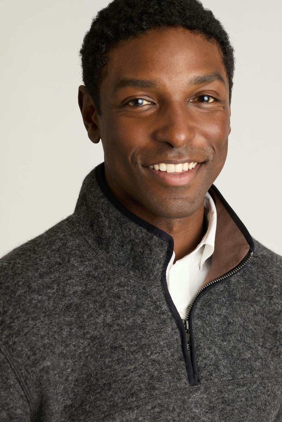 Italian Wool Fleece Quarter Zip Bonobos Premium