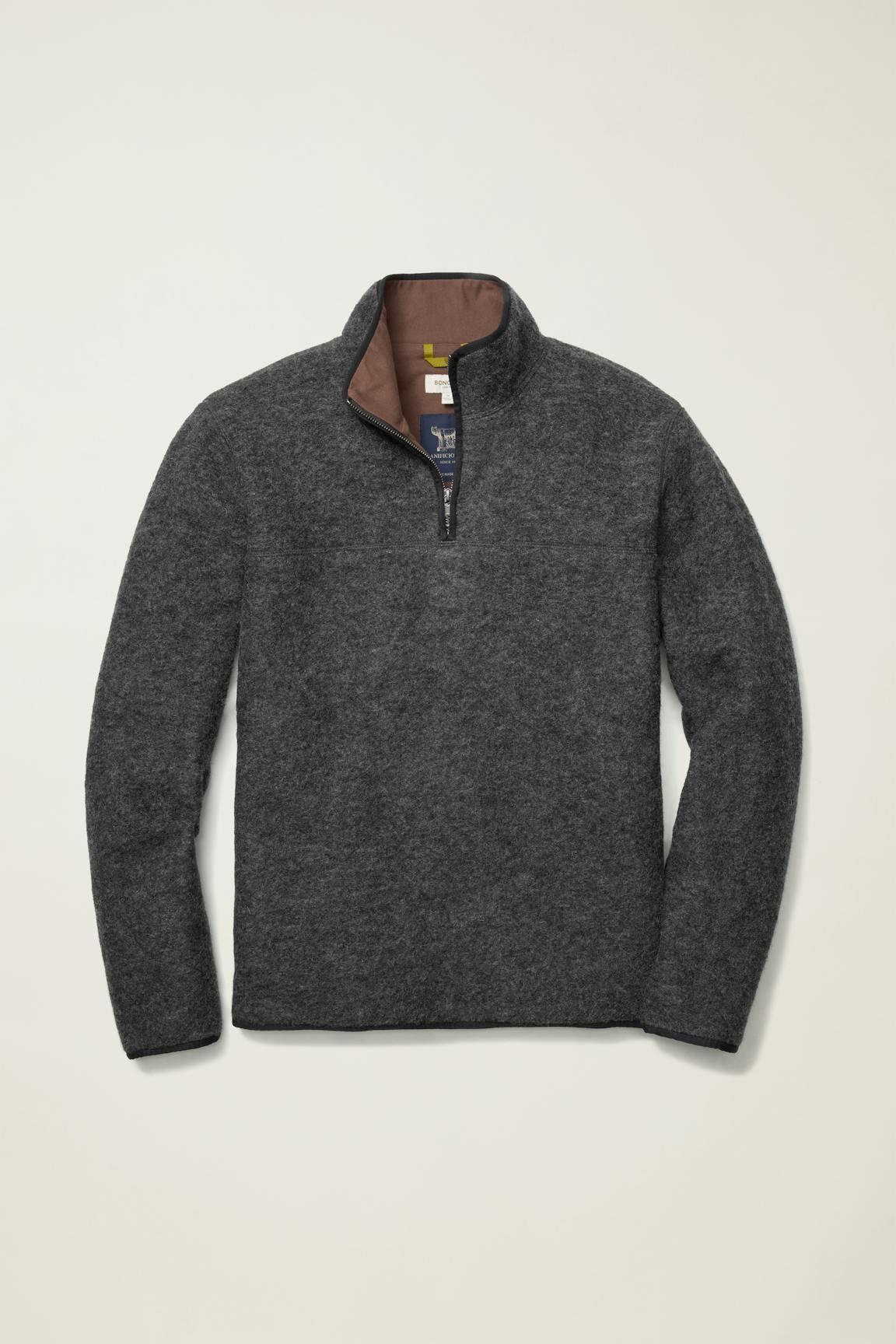Italian Wool Fleece Quarter Zip Bonobos Premium
