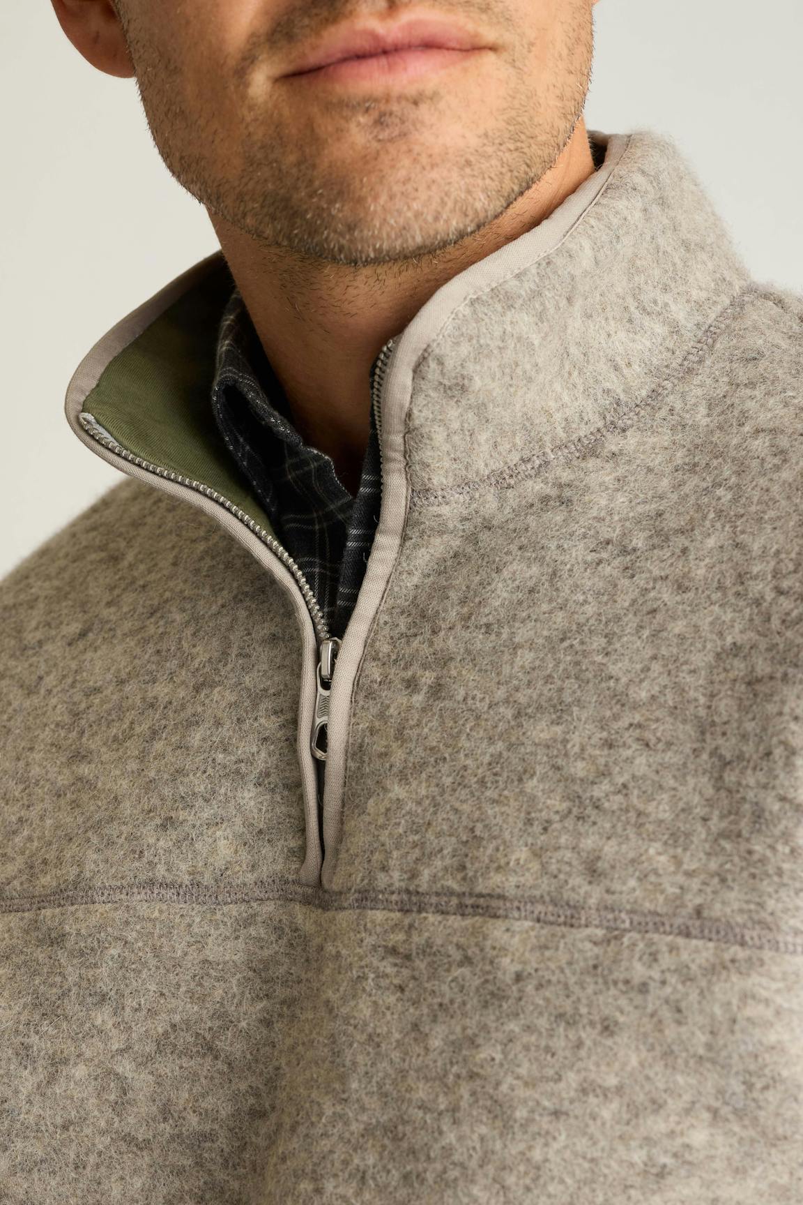 Italian Wool Fleece Quarter Zip Bonobos Popular