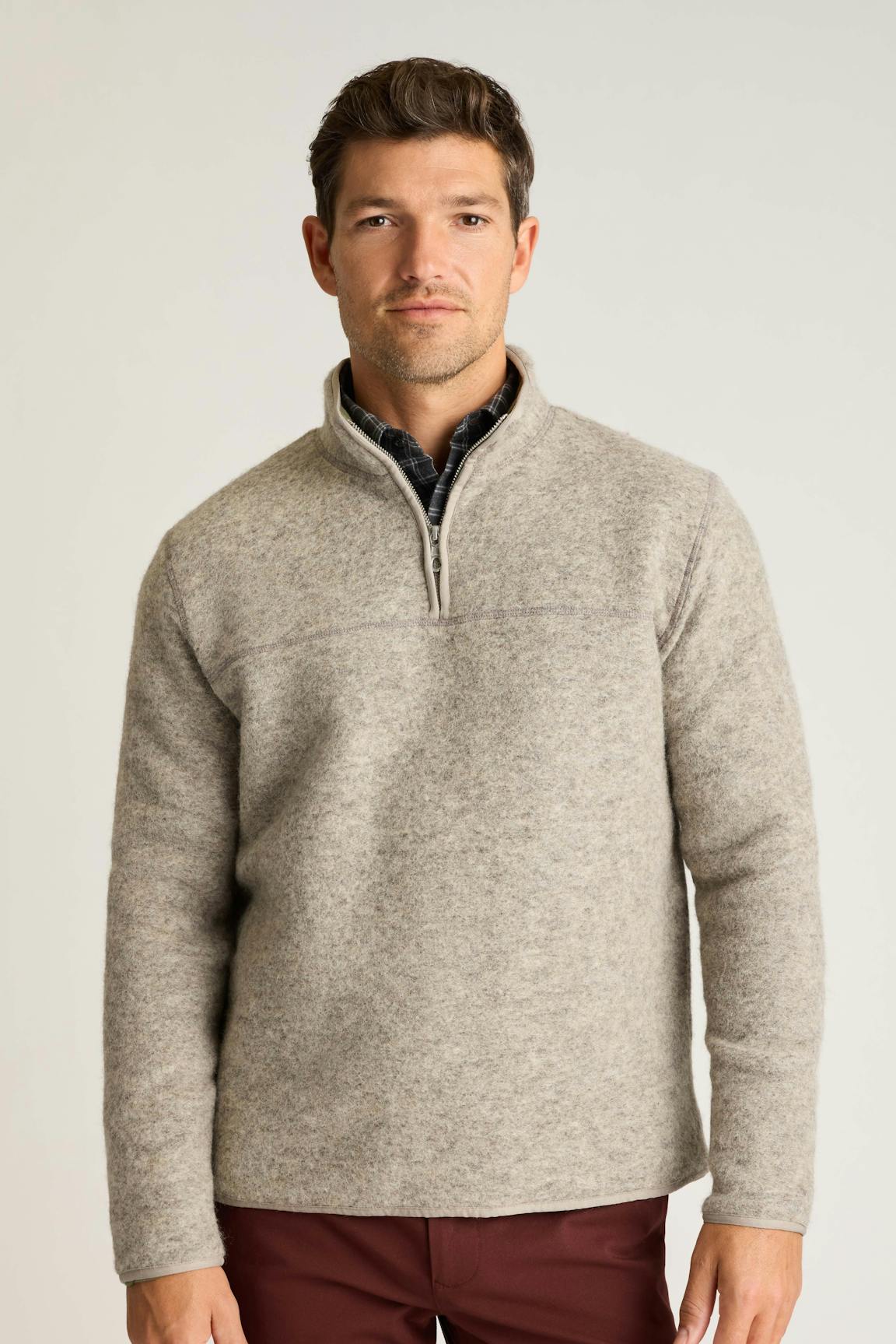 Italian Wool Fleece Quarter Zip Bonobos Popular