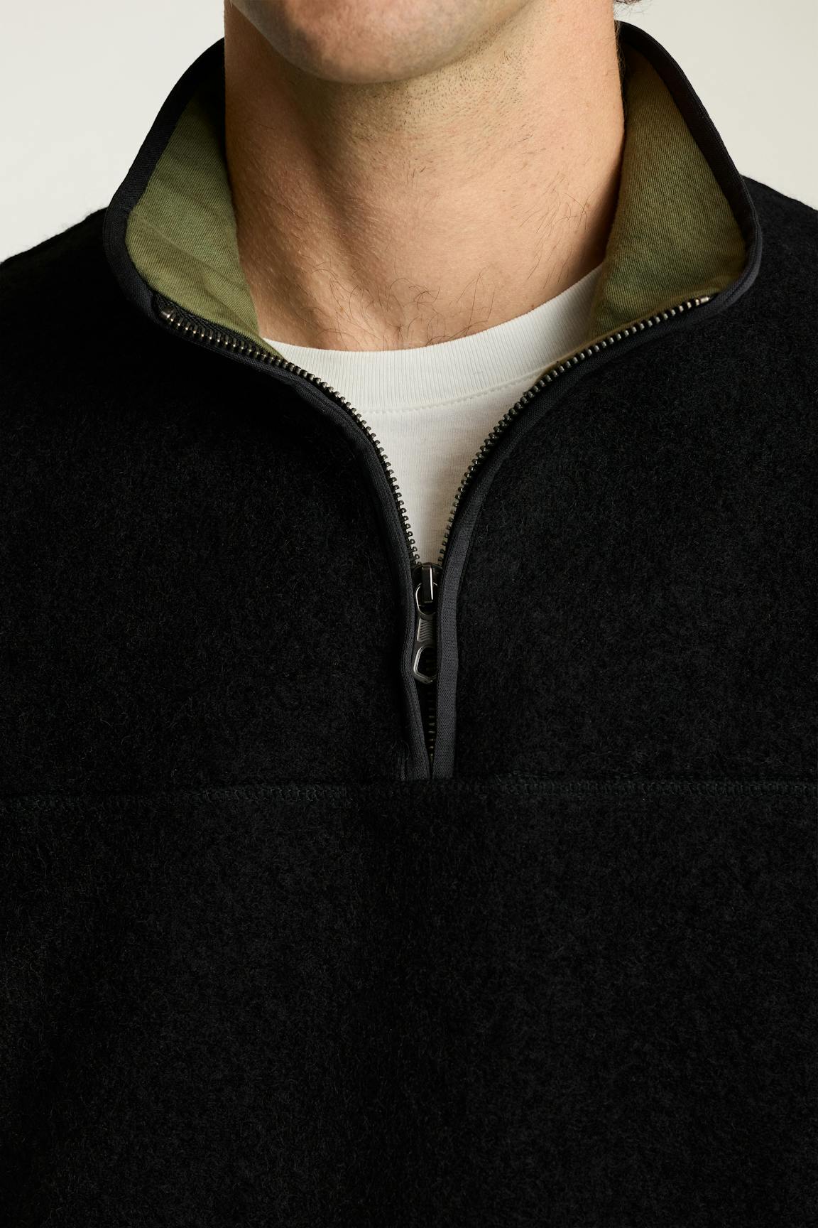 Italian Wool Fleece Quarter Zip Bonobos Trending