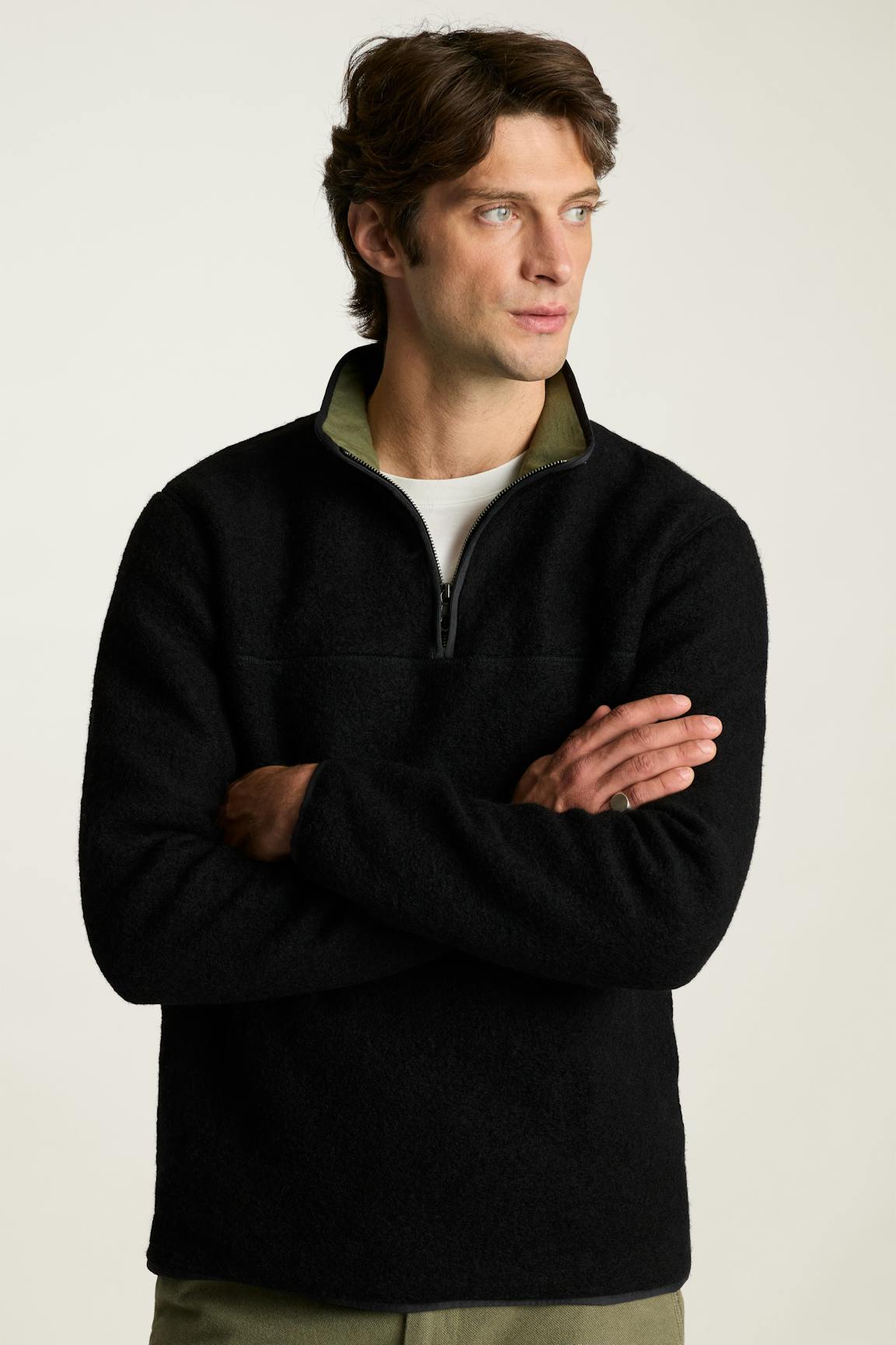 Italian Wool Fleece Quarter Zip Bonobos Trending