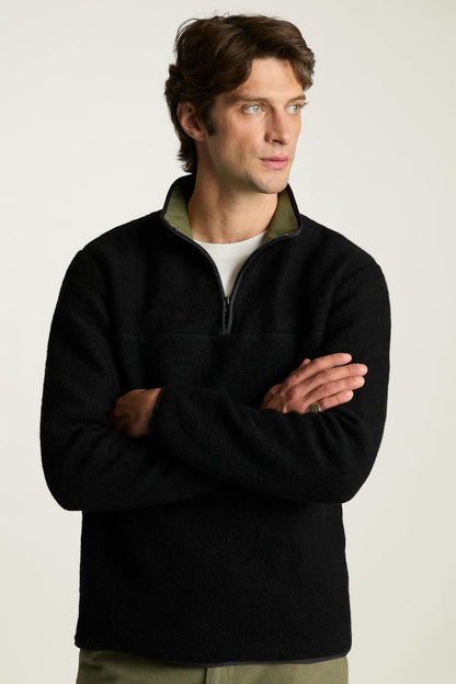 Italian Wool Fleece Quarter Zip Bonobos Trending