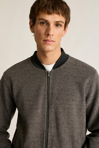 Wool Blend Sweater Bomber Bonobos Premium