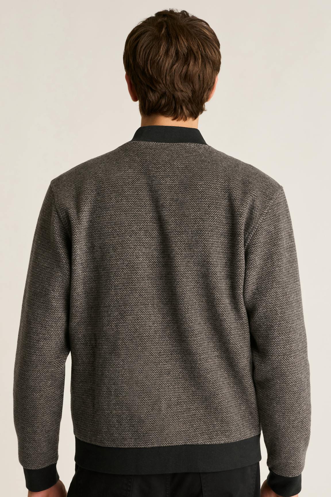 Wool Blend Sweater Bomber Bonobos Premium