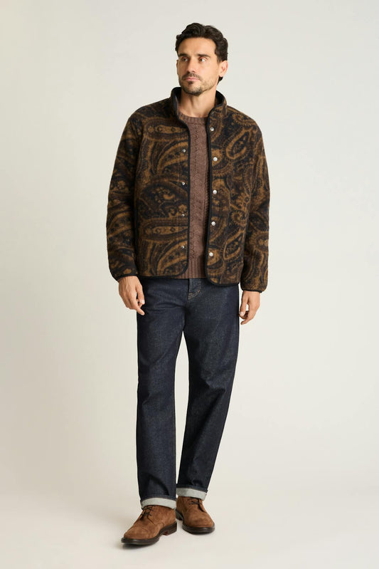 Italian Wool Fleece Jacket Bonobos New