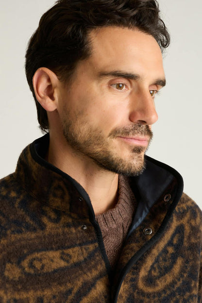 Italian Wool Fleece Jacket Bonobos New