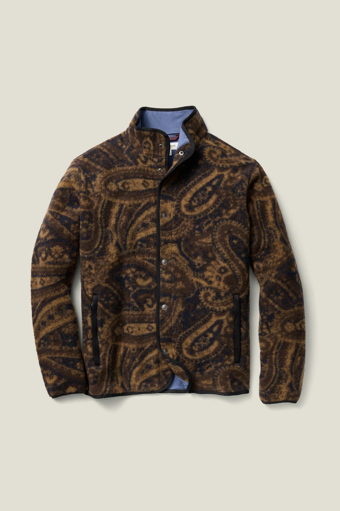 Italian Wool Fleece Jacket Bonobos New