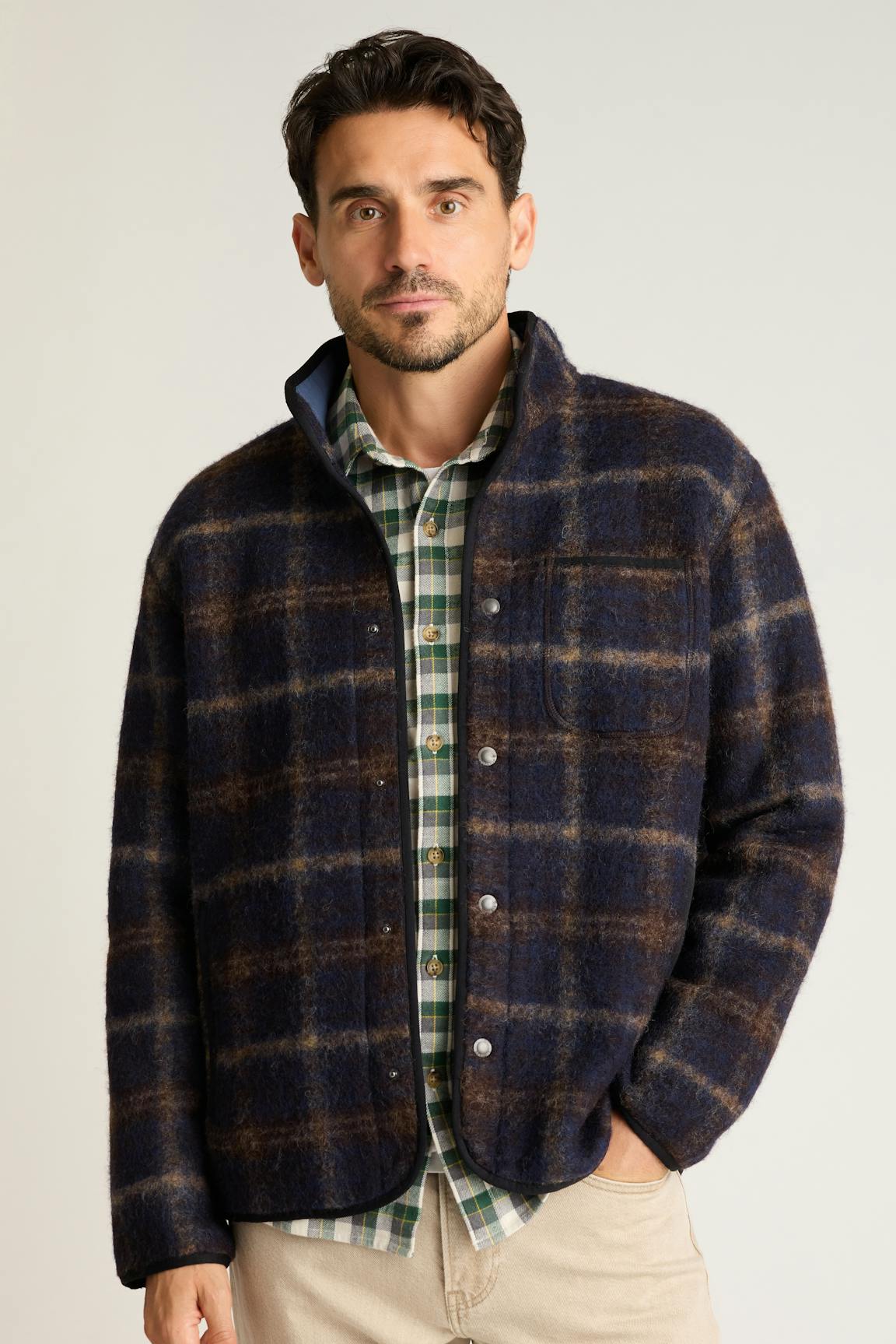 Italian Wool Fleece Jacket Bonobos Best Seller