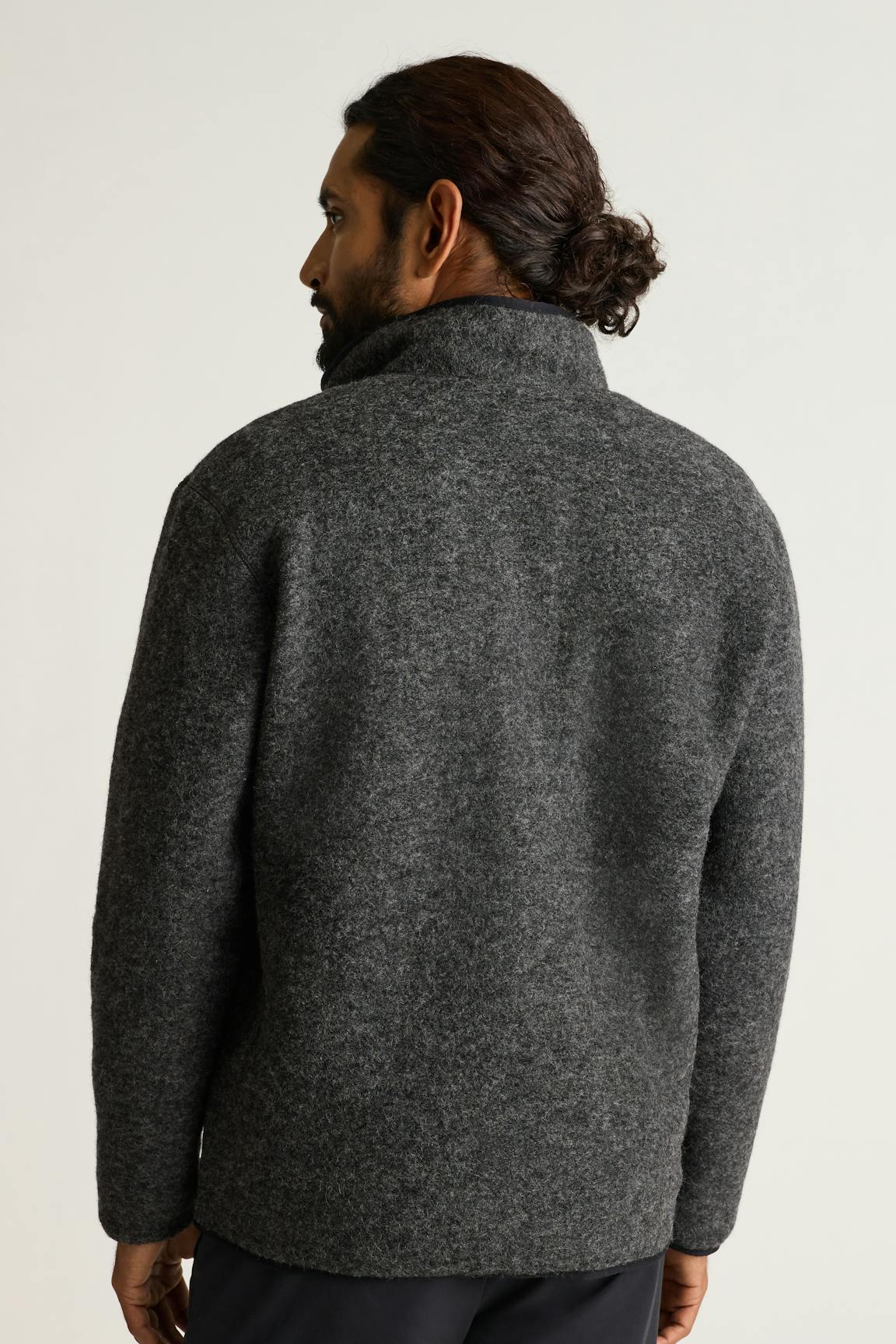 Italian Wool Fleece Jacket Bonobos Premium