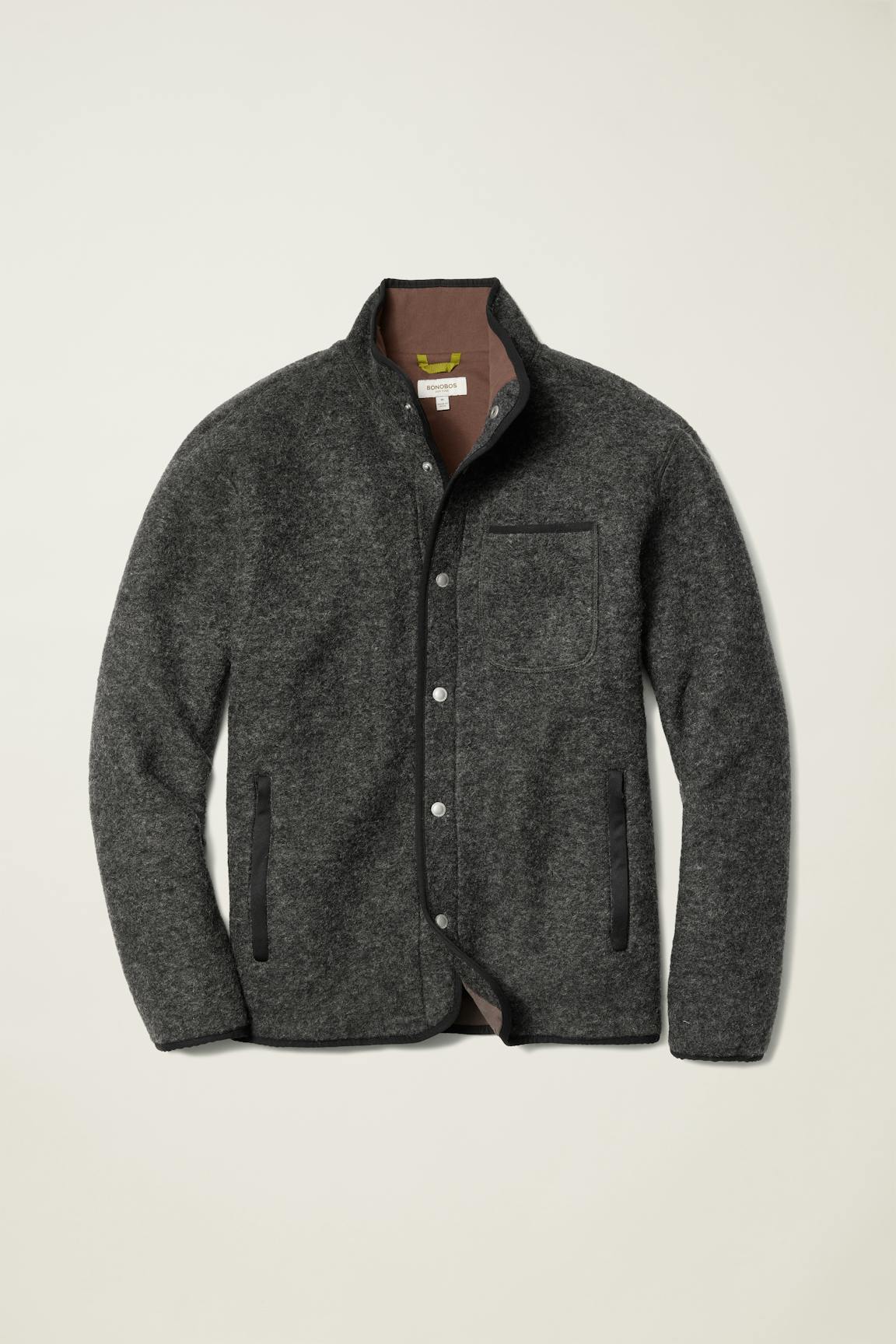 Italian Wool Fleece Jacket Bonobos Premium