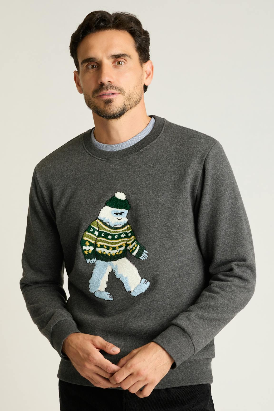 Critter Supersoft Fleece Crew Bonobos New