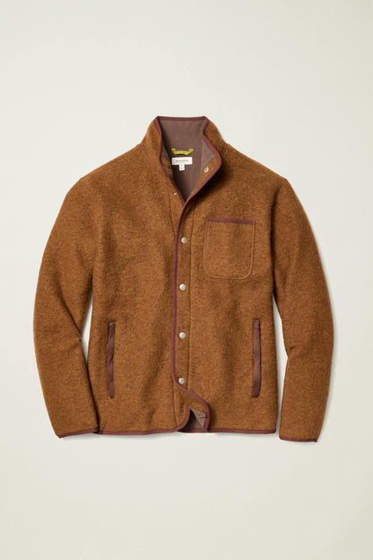 Italian Wool Fleece Jacket Bonobos Popular