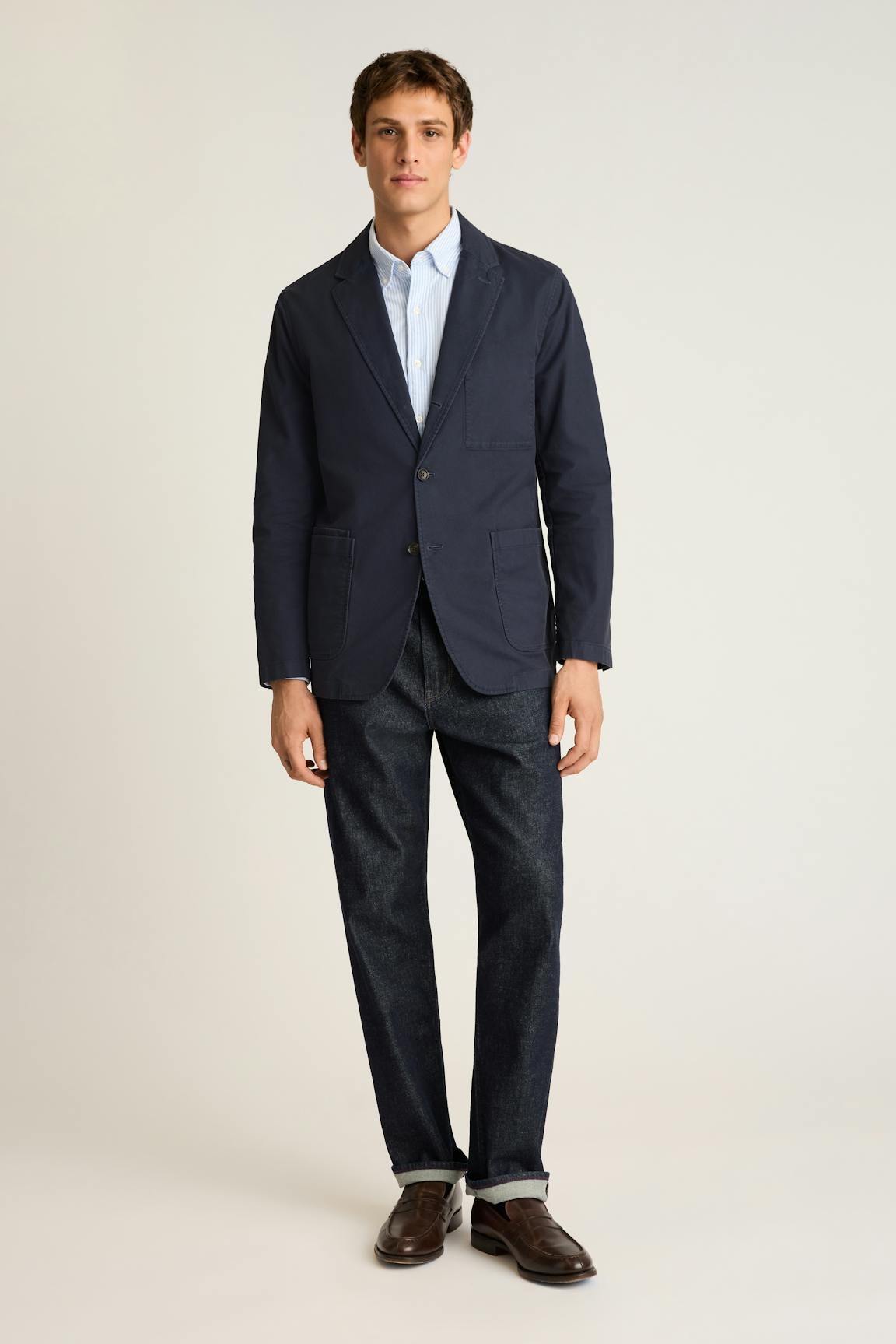 Jetsetter Washed Cotton Blazer Bonobos Popular