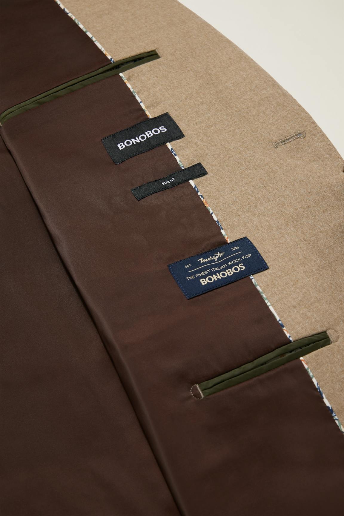 Jetsetter Italian Brushed Wool Blazer Bonobos Premium