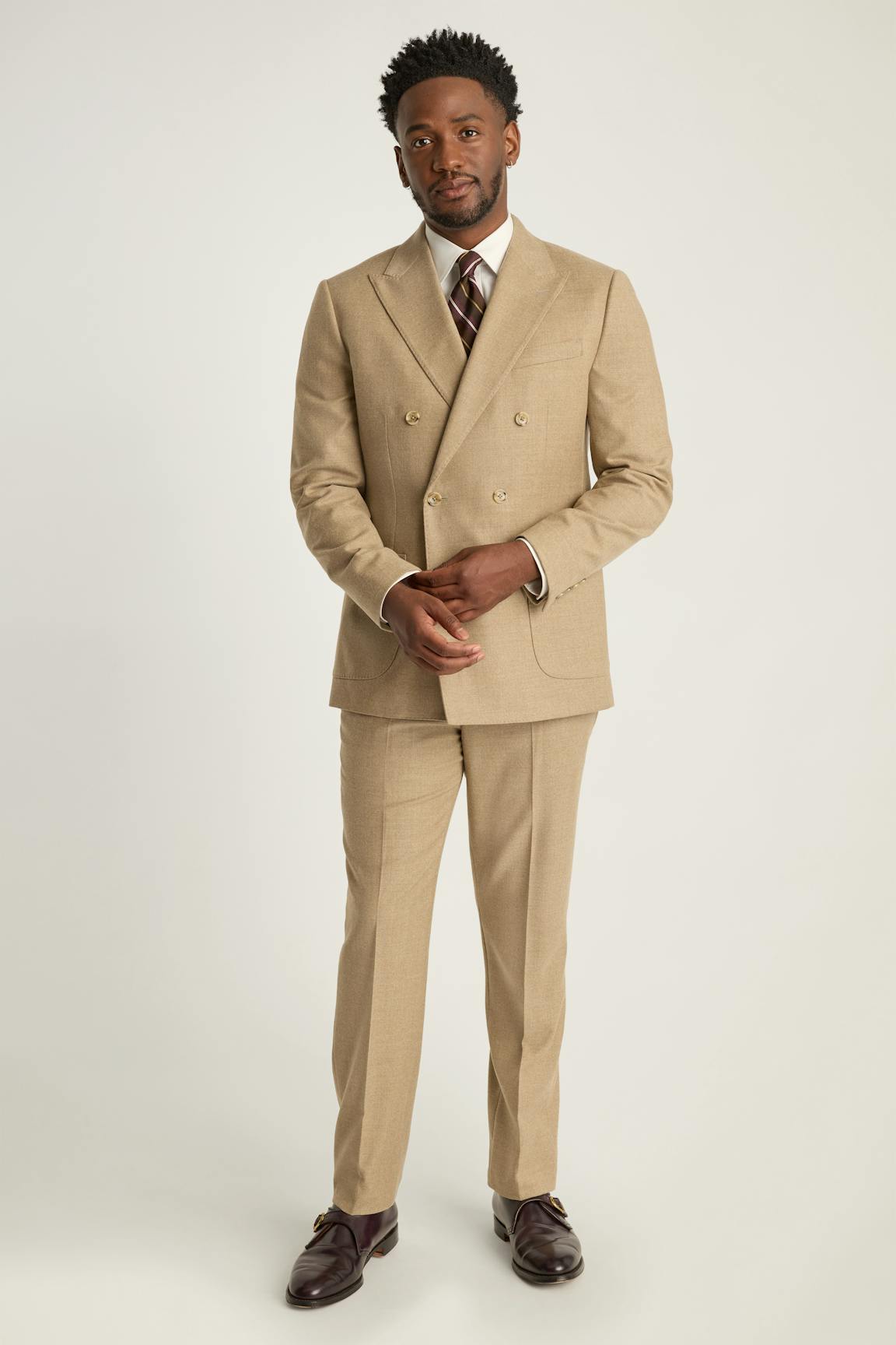 Jetsetter Italian Flannel Double Breasted Blazer Bonobos New