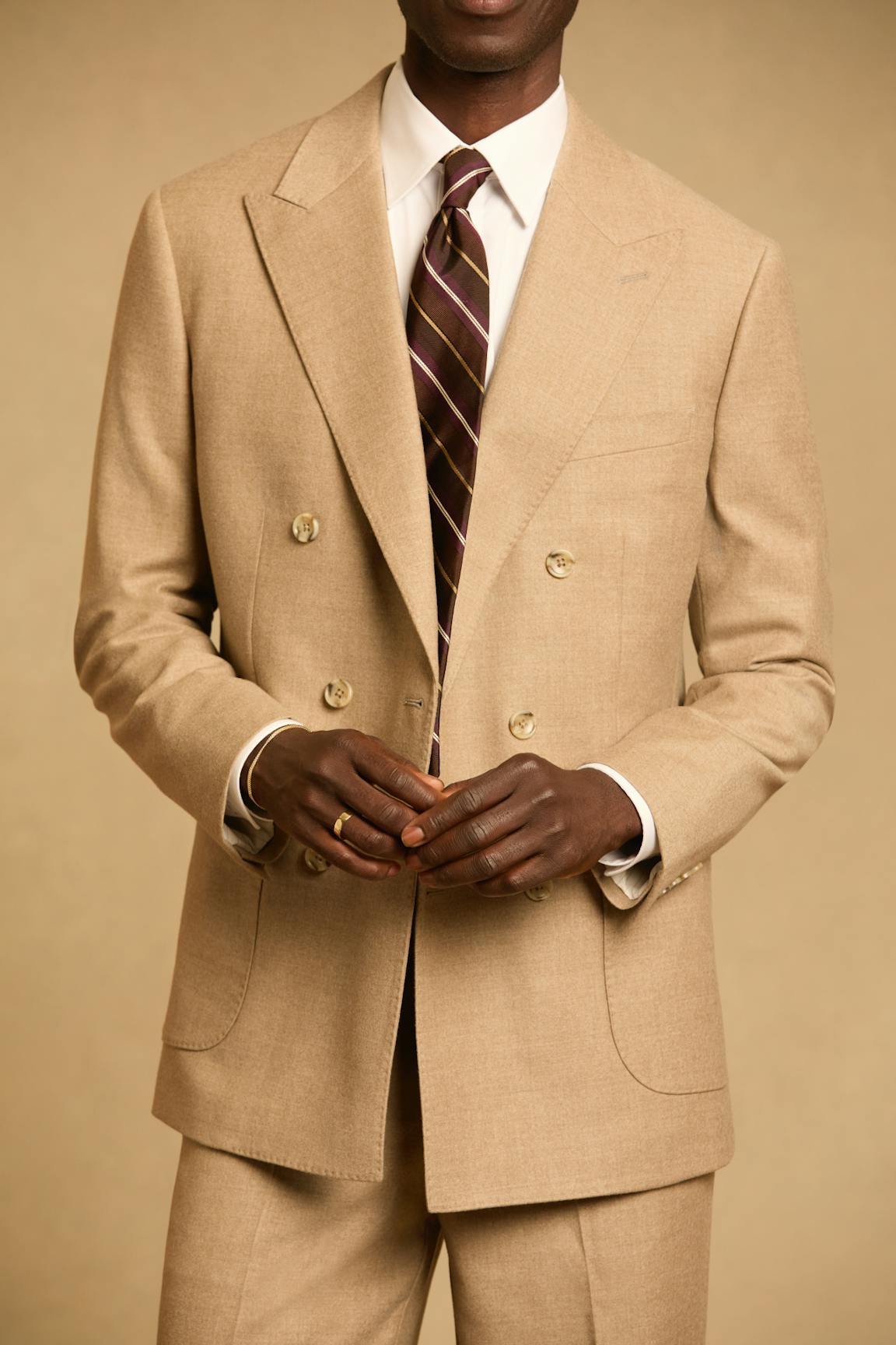 Jetsetter Italian Flannel Double Breasted Blazer Bonobos New
