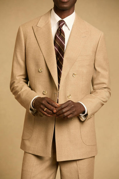 Jetsetter Italian Flannel Double Breasted Blazer Bonobos New