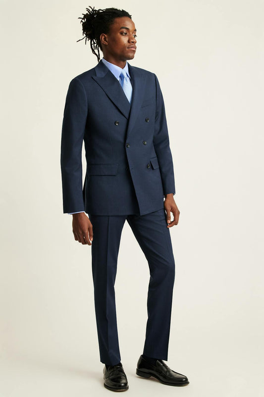 Jetsetter Wool Double Breasted Blazer Bonobos New