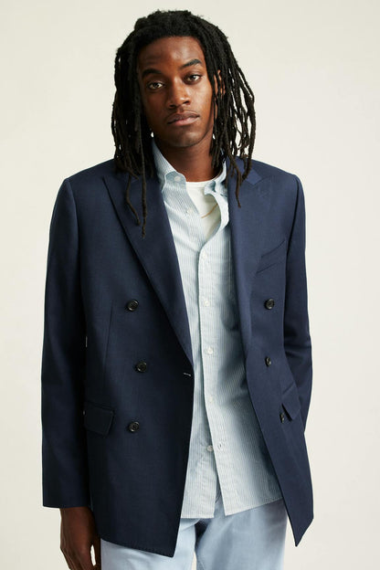 Jetsetter Wool Double Breasted Blazer Bonobos New