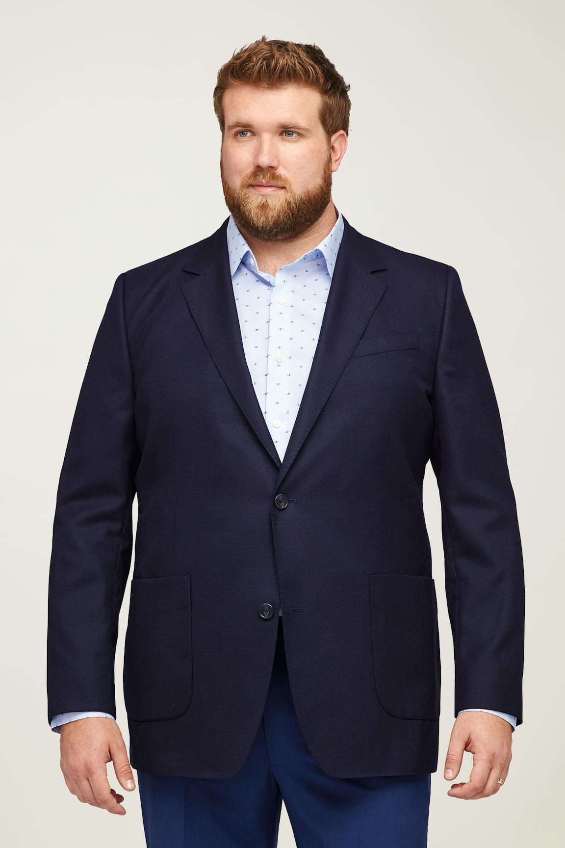 Unconstructed Italian Wool Blazer Extended Sizes Bonobos Featured