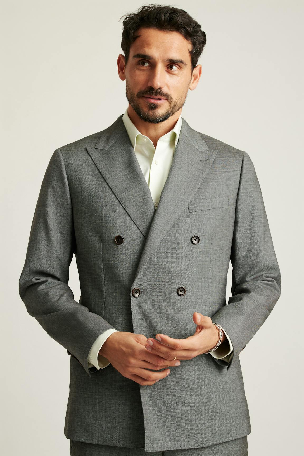 Jetsetter Italian Wool Double Breasted Blazer Bonobos Featured