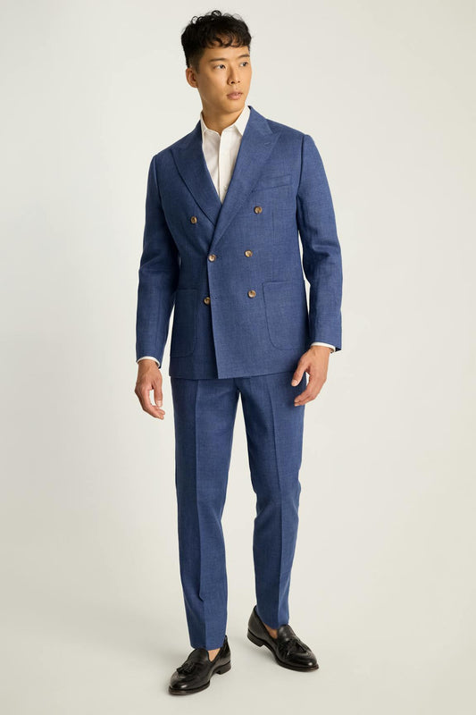 Jetsetter Italian Linen Double Breasted Blazer Bonobos Popular