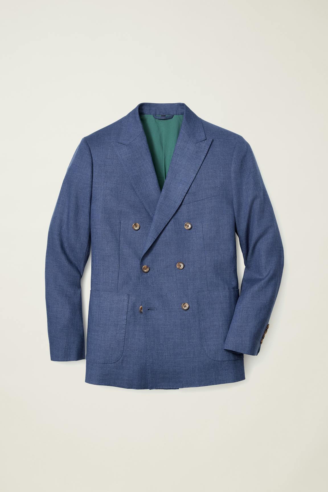 Jetsetter Italian Linen Double Breasted Blazer Bonobos Popular