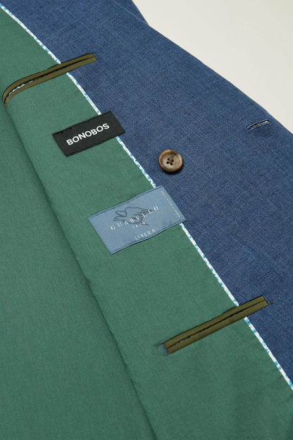 Jetsetter Italian Linen Double Breasted Blazer Bonobos Popular