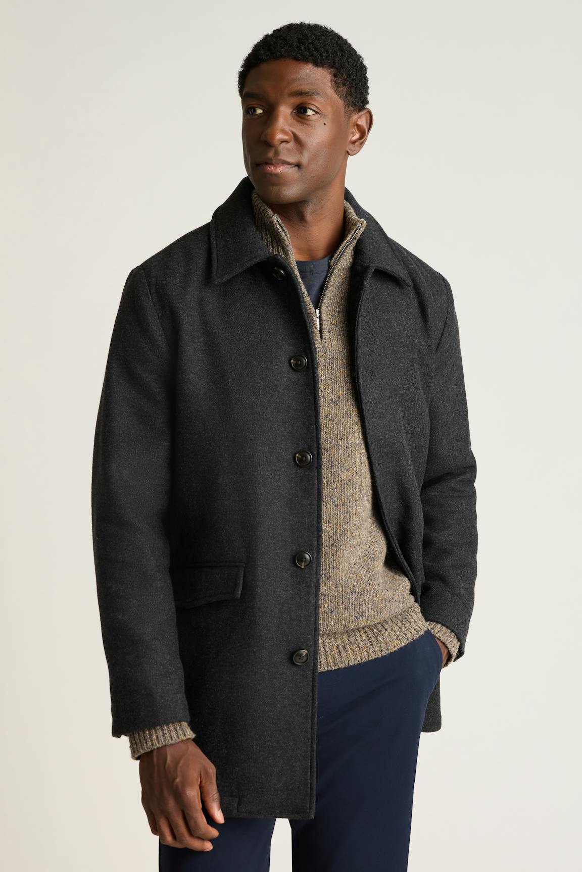 The Italian Wool Car Coat Bonobos Trending